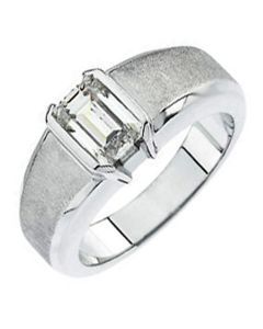 14K White Gold Solitaire Engagement Ring