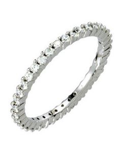 Platinum Eternity Wedding Band