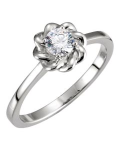 Platinum Solitaire Engagement Ring