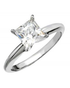 Platinum 4-Prong Solitaire Ring