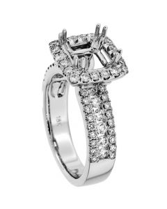 18K White Gold Diamond Ring 17203