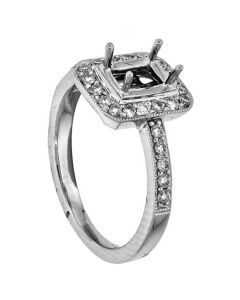18K White Gold Diamond Wedding Ring 17369