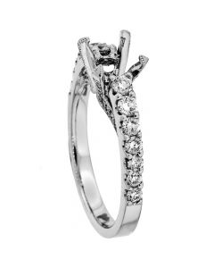 18K White Gold Diamond Ring 17622