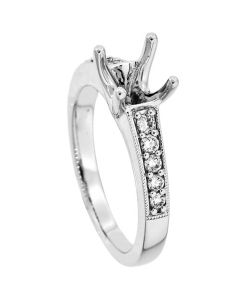 18K White Gold Diamond Ring 18065