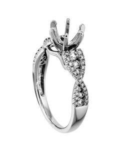 18K White Gold Diamond Ring 18340