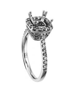 18K White Gold Diamond Ring 18367