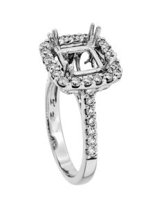 18K White Gold Diamond Ring 18448