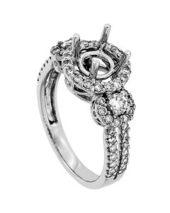 18K White Gold Diamond Ring