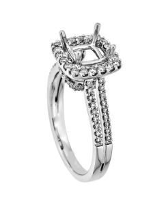 18K White Gold Diamond Ring 18527