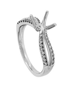 18K White Gold Diamond Ring