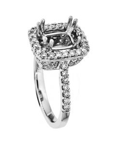 18K White Gold Diamond Ring 18817