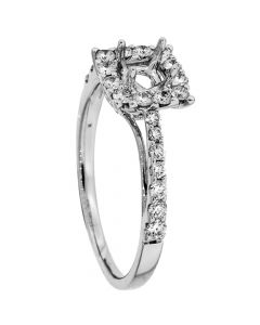 18K White Gold Diamond Ring 18889