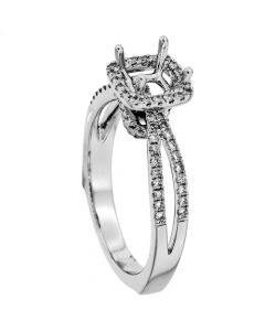 18K White Gold Diamond Ring 18890