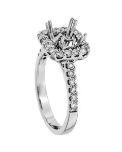 18K White Gold Diamond Ring 18924