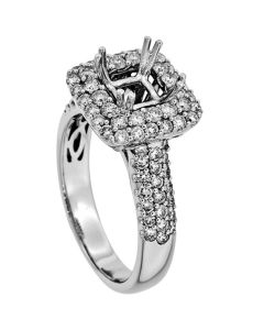 18K White Gold Diamond Ring