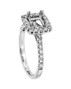 18K White Gold Diamond Ring 18932