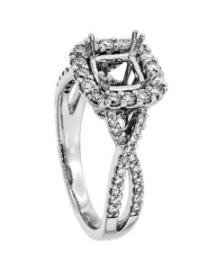 18K White Gold Diamond Ring 18933