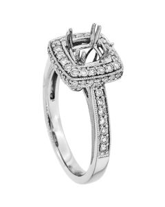 18K White Gold Diamond Ring 18935