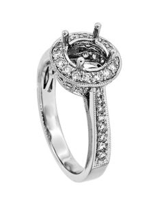 18K White Gold Diamond Ring 18939