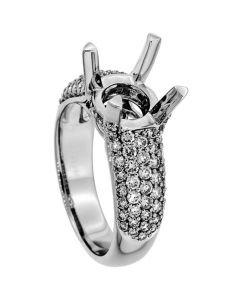 18K White Gold Diamond Ring