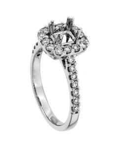 18K White Gold Diamond Ring 18946