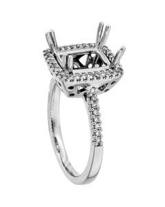 18K White Gold Diamond Ring