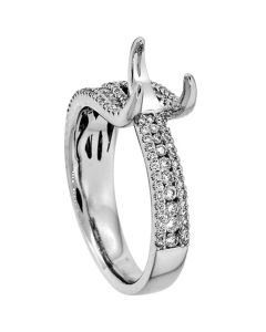 18K White Gold Diamond Ring
