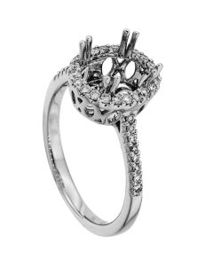 18K White Gold Diamond Ring