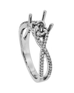 18K White Gold Diamond Ring