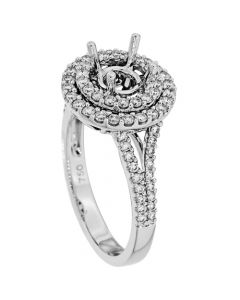 18K White Gold Diamond Ring 19057