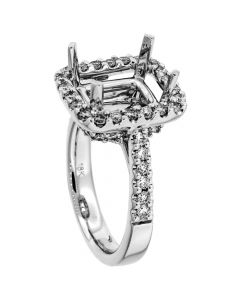 18K White Gold Diamond Ring 19061