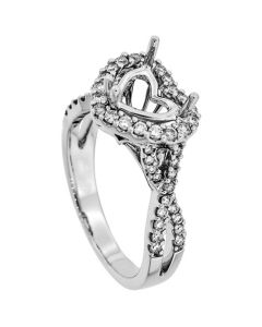 18K White Gold Diamond Ring