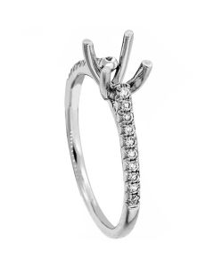 18K White Gold Diamond Ring