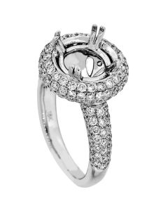 18K White Gold Diamond Ring