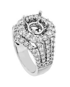 18K White Gold Diamond Ring