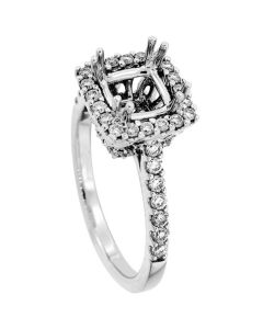 18K White Gold Diamond Ring