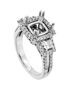 18K White Gold Diamond Ring