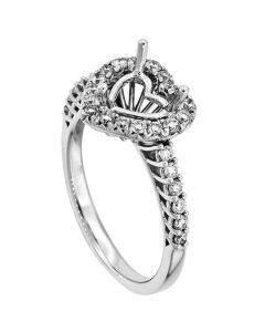 18K White Gold Diamond Ring