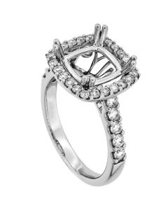 18K White Gold Diamond Ring 19408