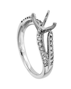 18K White Gold Diamond Ring