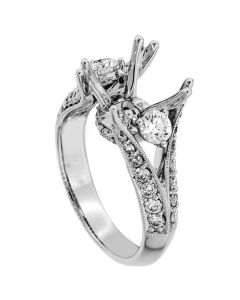 18K White Gold Diamond Ring