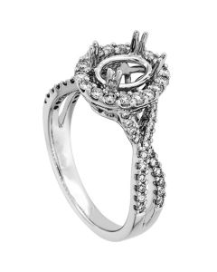 18K White Gold Diamond Ring