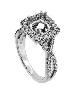 18K White Gold Diamond Ring