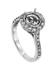18K White Gold Diamond Ring