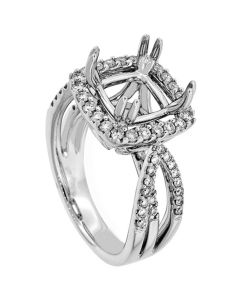 18K White Gold Diamond Ring