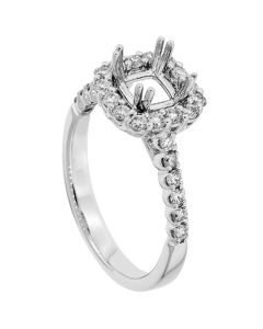 18K White Gold Diamond Ring