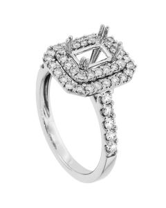18K White Gold Diamond Ring