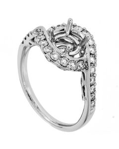18K White Gold Diamond Ring
