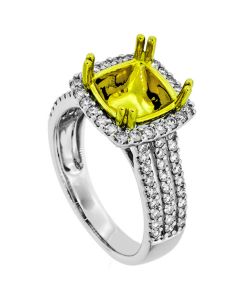 18K Two-Tone Diamond Ring