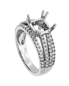 18K White Gold Diamond Ring